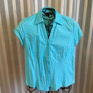 Capped sleeve blouse
